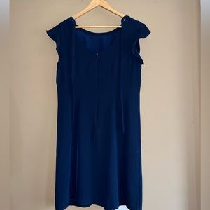 LOFT back tie flutter sleeve shift dress Size 8